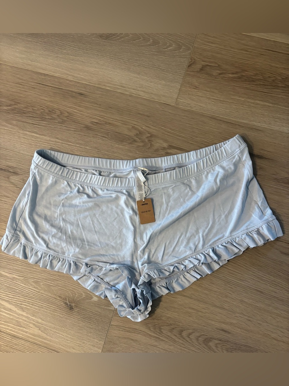 SKIMS Shorts Ruffle Buttery Soft Pajama Shorts MSRP $70